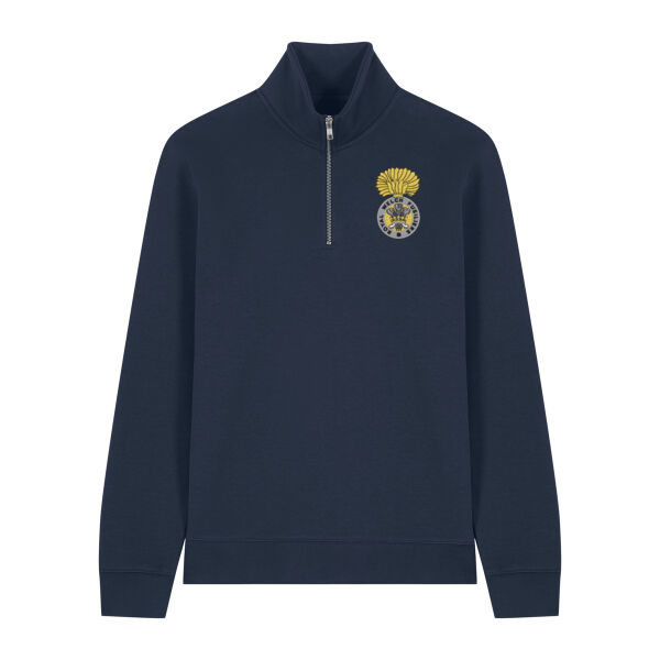 The Royal Welch Fusiliers 1/4 Zip Sweatshirt Thumbnail