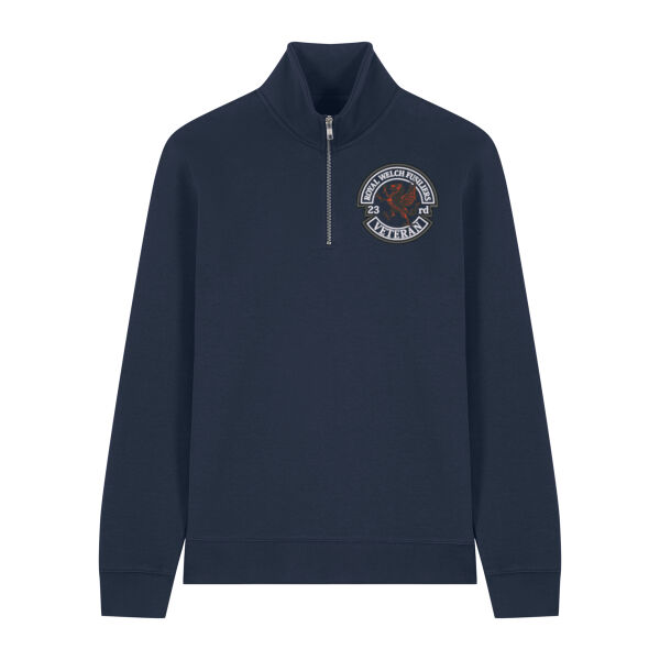 The Royal Welch Fusiliers Premium Quarter Zip Sweatshirt Thumbnail