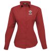 Women's poplin long sleeve blouse Thumbnail
